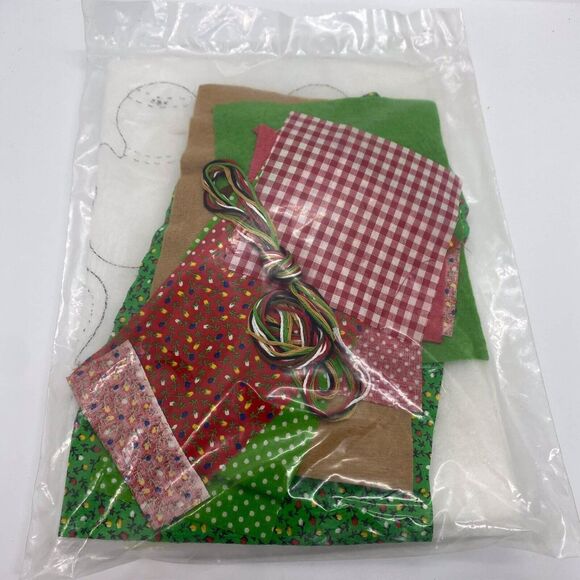 Vintage Arts and Crafts Ornament Kit Patterns  Snowman Needle work & Lil Angel - Picture 3 of 5